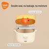 Portable Baby Snack & Milk Powder Box with Separate Layers for Outdoor Use