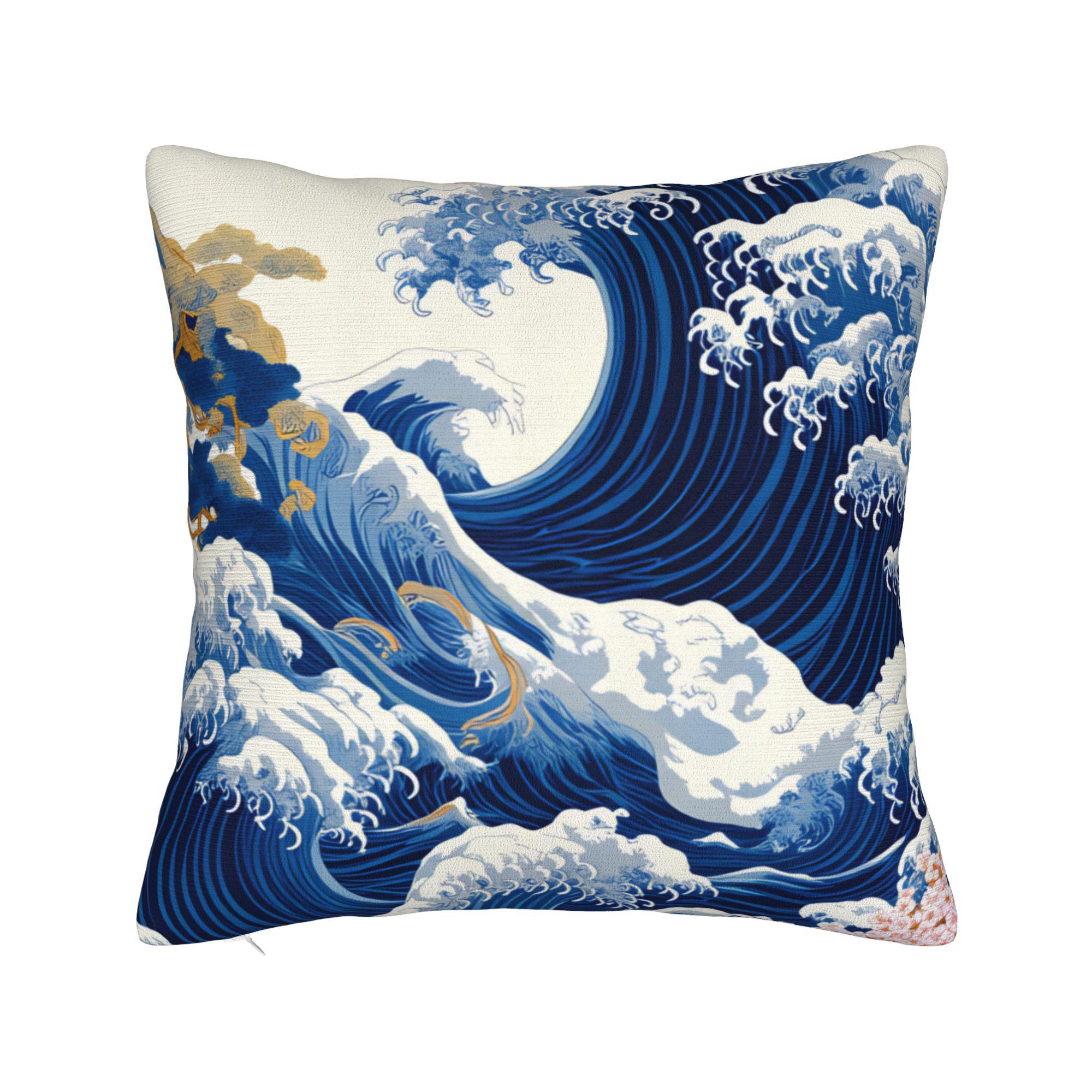 Pillow Cover Black and White American Traditional Tattoo Cute Funny Pillow Case For Sofa Home Decoration Pillowcases 30cmx30cm