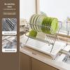 Folding Stainless Steel X-Type Dish Drying Rack