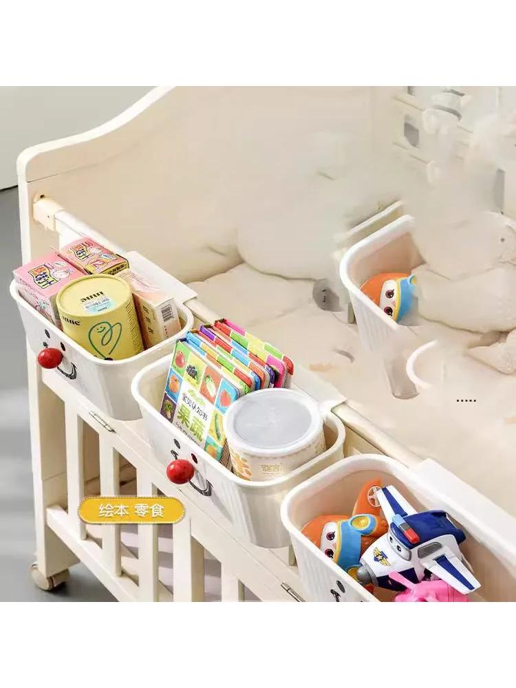 Bedside Hanging Basket Bedside Storage Rack Baby Crib Hanging Diaper Storage Box Non Mountable Upper Bunk Student Dormitory
