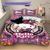 3pcs Hello Kitty Bedding Set. Soft and Comfortable with No Core Included (1x Duvet Cover + 2x Pillow Covers) Yy251031087