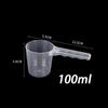 Transparent Måttsked för Husdjur Med Skala Plast Hund Katt Matningsskopa Husdjurs Servis Tillbehör 50G 100Ml