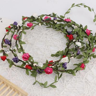 Süße Elegante Blumen Girlande Hochzeit Braut Braut Kopfschmuck Haarbänder Bohemian