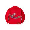 Lee Imperial Court Culture One Grade Cloud Crane SS22 Crane Cloud Pattern Heavy Embroidery Jacket Men jackets Crimson-Red LMT00164510019480Y000