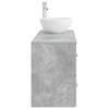 Bathroom Furniture Set 2 Pcs Concrete Grey Particleboard