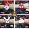 Bear Children Toys Xmas Gift Snowman Santa Claus Christmas Wrist Strap Patting Circle Bracelet