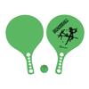 Raquettes de plage - MARBUENO - Raquettes avec balle - Plastique léger - 36 x 22 x 0,4 cm - Vert