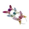 Floral Rabbit Ears Headbands Colorful Cosplay Headbands Funny Happy Easter Headdress  Children