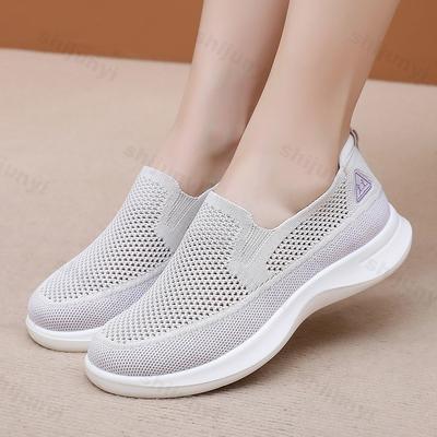 Women's Casual Shoes 2025 Summer Mesh Breathable Walking Shoes Comfortable Soft Sole Fashion Outdoor Female Leisure Sports Shoes