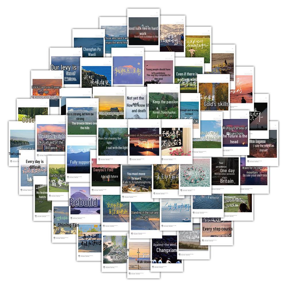 60-Piece Cute Animal Graffiti Sticker Set for Phone Cases, Water Bottles, and Laptops