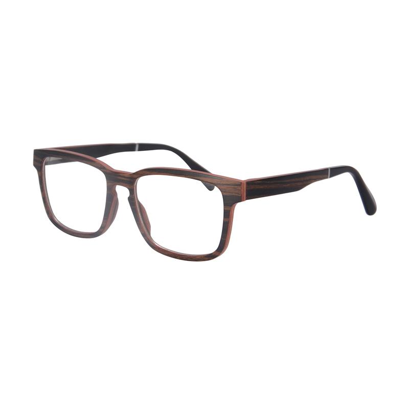 Men's glasses nature wooden eyewear Ebony Zebra wood hand made prescription glasses myopia blue light computer glasses custom