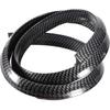 Exterior Fenders, Carbon Fiber Flares Rubber Car Wheel Arch Eyebrows Anti-scratch Pad Black