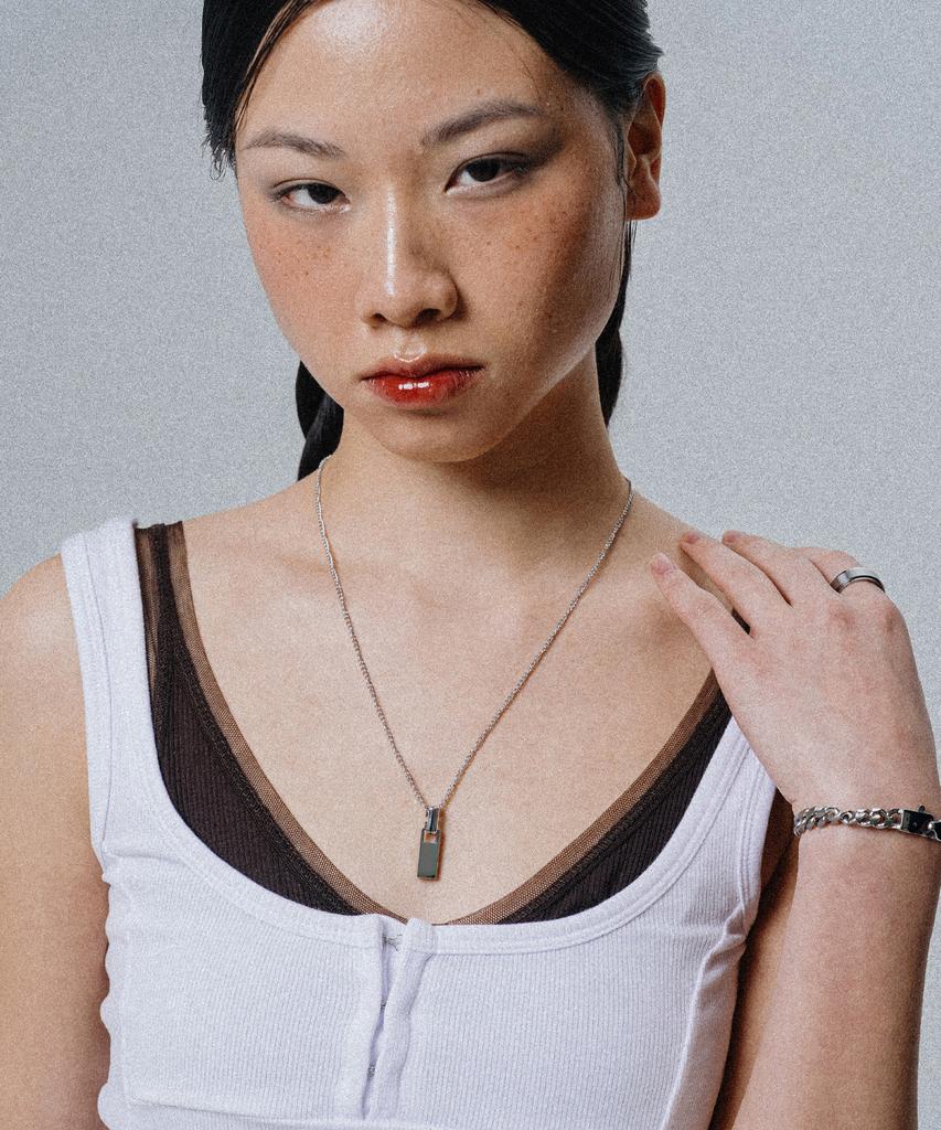 Scalettoblack Wsm004 Zipper Pendant Necklace