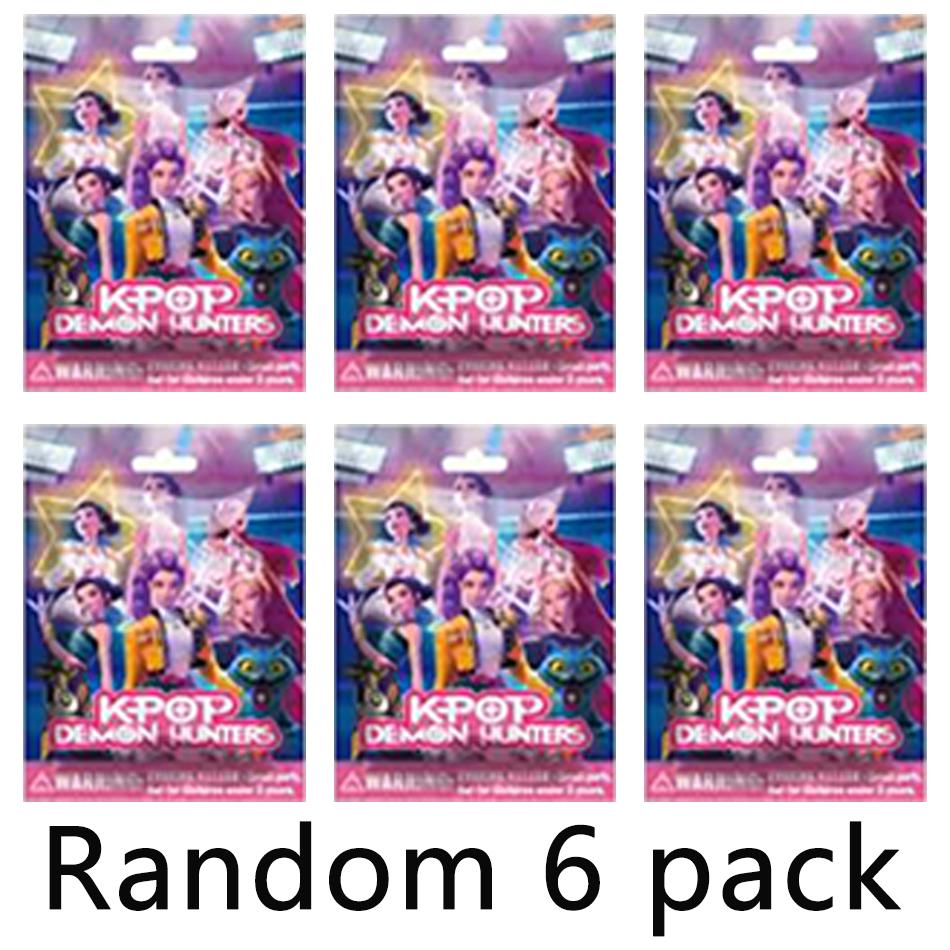 NEW 1-24pcs/Set Kpop Demon Hunters Action Figure Toy Derpys Tiger Rumi Mira Zoey Sussy Figurine Doll Fans Surprise Gift Box