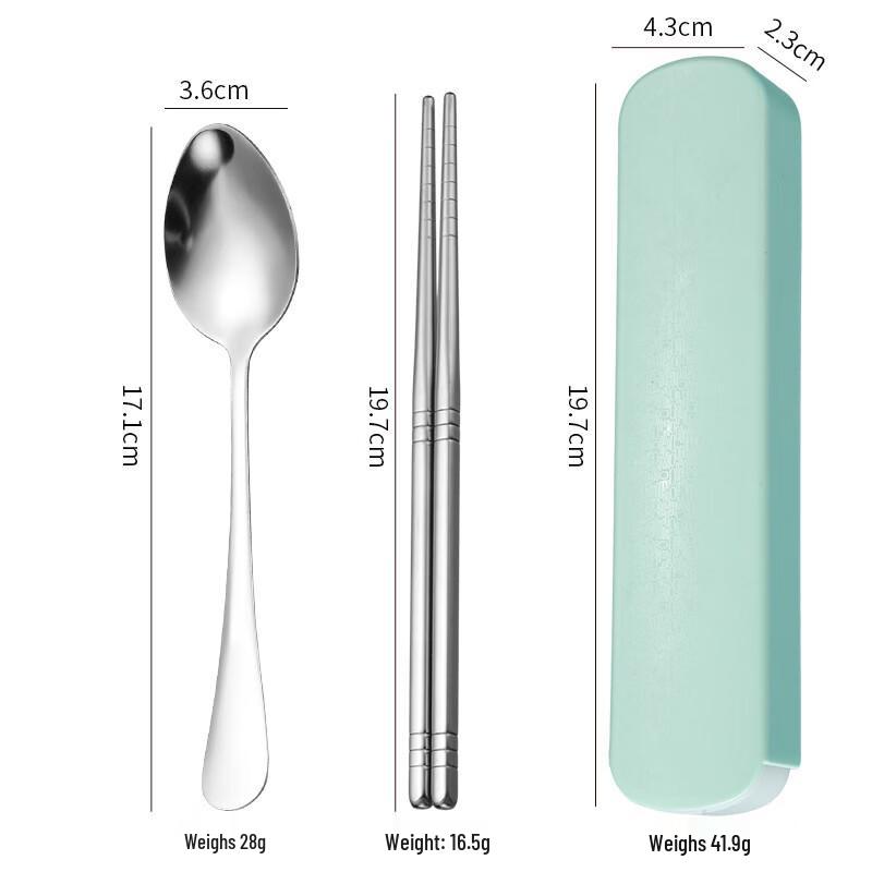 

Ruhan 304 Stainless Steel Outdoor Cutlery Set for 6 (Green)
