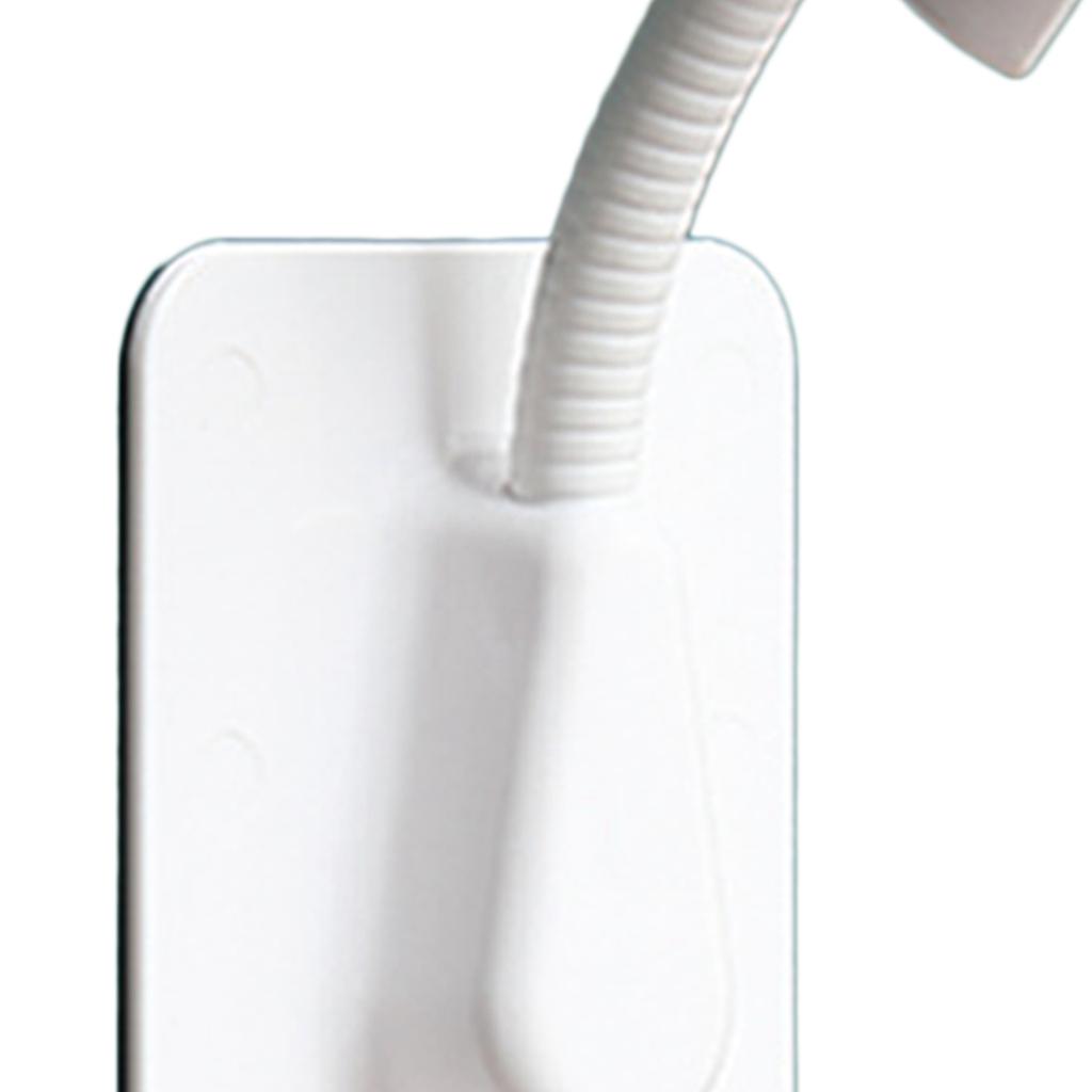 Shower Head Holder Punch Free Waterproof Strong Load Bearing Adhesive Adjustable Angle Handheld