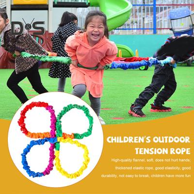 Παιδικά Υπαίθρια Παιχνίδια Ελαστική Συνεργατική Ελαστική Ταινία Ελαστικό Κορδόνι Παιχνίδι με Σχοινί Έλξης για Υπαίθρια Αθλήματα Διαδραστικό Ομαδικό Παιχνίδι για Παιδιά Ενήλικες Δημιουργικό