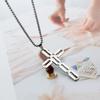 Collier Pendentif Croix Lame Argentée Style Minimaliste Cadeau Exquis pour Fête de Fête Bijoux Cadeaux pour Fête d'Anniversaire