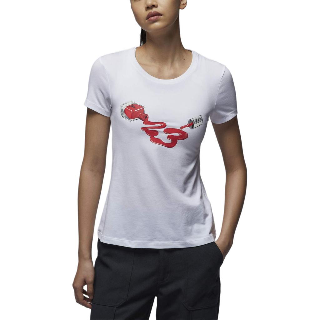New JORDAN Women's Graphic T Shirt HJ0143-100