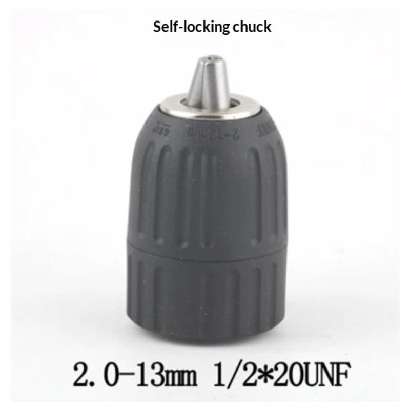 1 Set 2-13MM/1.5-10MM Quick Change 1/4" Hex Shank/SDS /1/2" Square Socket Adapter 1/2"-20UNF Drill Chuck Wrench Conversion Tools