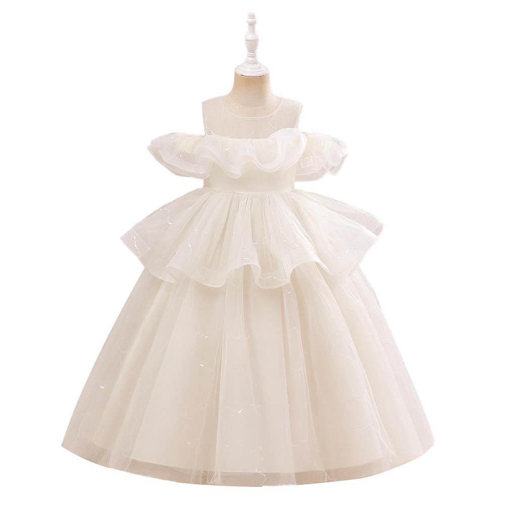 Rochie Pufoasă de Nuntă de Prințesă Europeană și Americană 2020 pentru Fete - Ținută de Performanță Occidentală pentru Copii