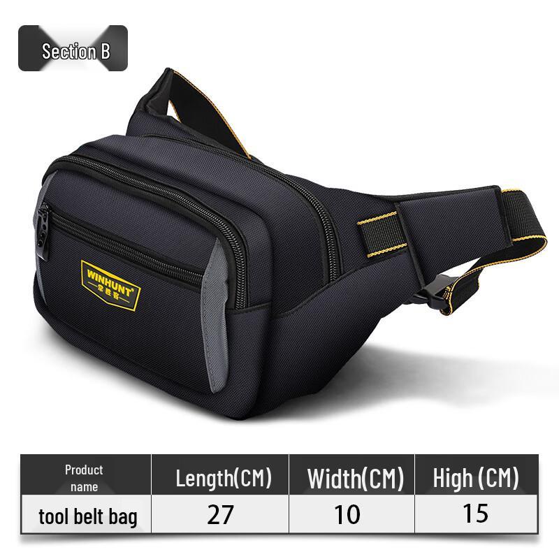 WEZHO Multi-functional Canvas Electrician Tool Waist Bag