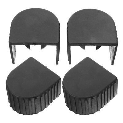 4pcs Top Cover Thickened Non-Slip End Caps For Telescopic Step Ladder Outdoor Use Ladder Safety Accessories Plastic Pads