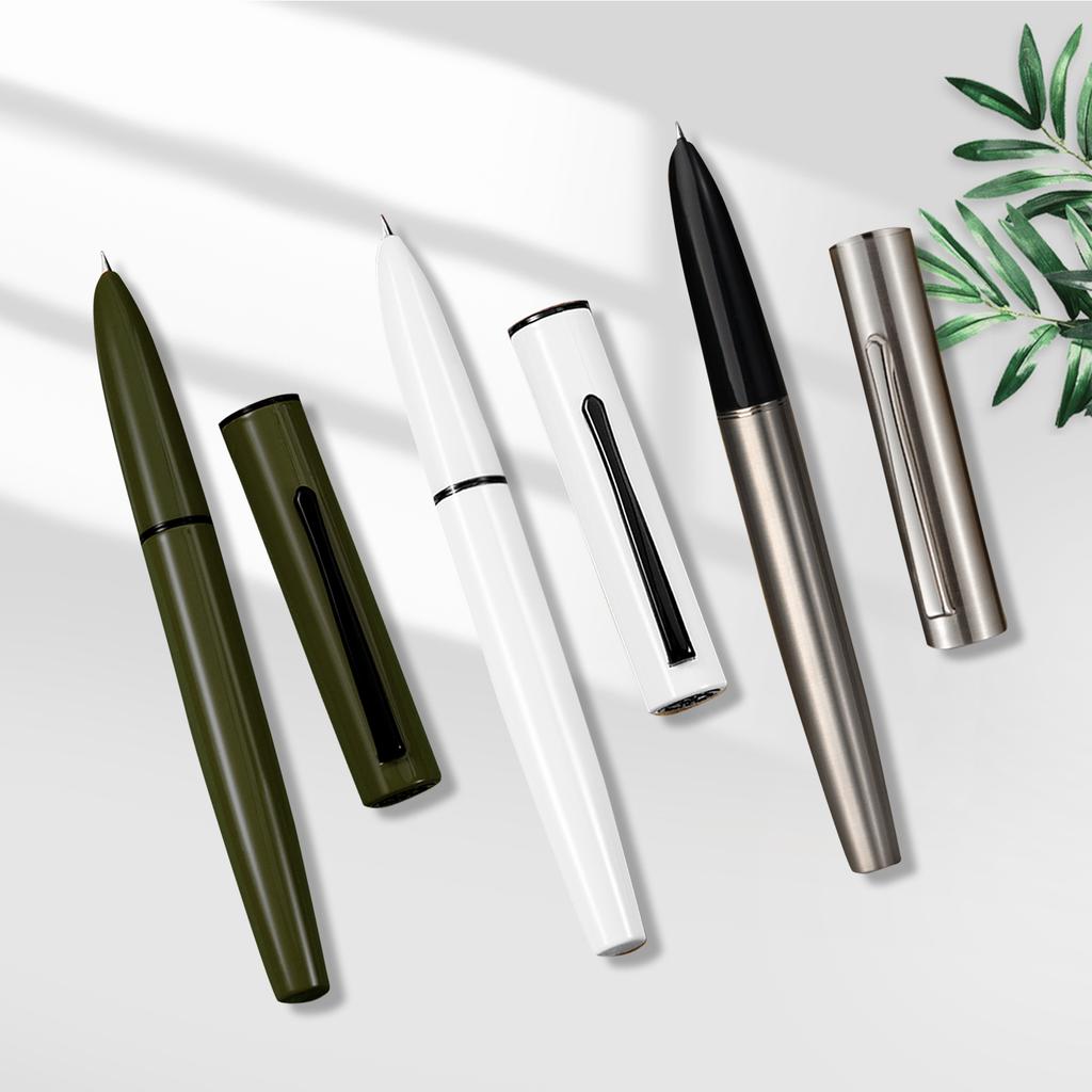 Hongdian C1 Explorer Fountain Pen – EF/F Nib, Luxury Design – Includes Ink Bag – Premium Writing Pen for Office & Students