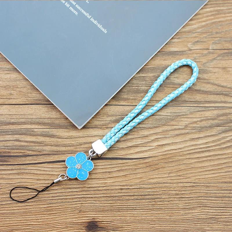 Multicolor Phone Charm Strap - Short Braided String, Anti-Lost Lanyard for Phones/Cameras, Keychain Gift Accessory