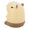 LED Night Light Snotty Capybara Cartoon Rechargeable Bedside Lamp for Bedroom Dormitory Decoration Boys Girls Present