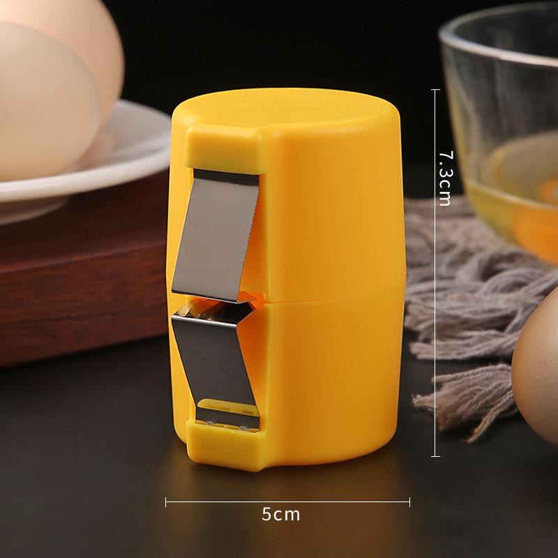 Durable Kitchen Baking Essential with Easy Grip 1pcs Stainless Steel Eggshell Separator Quick Peel Yolk Splitter