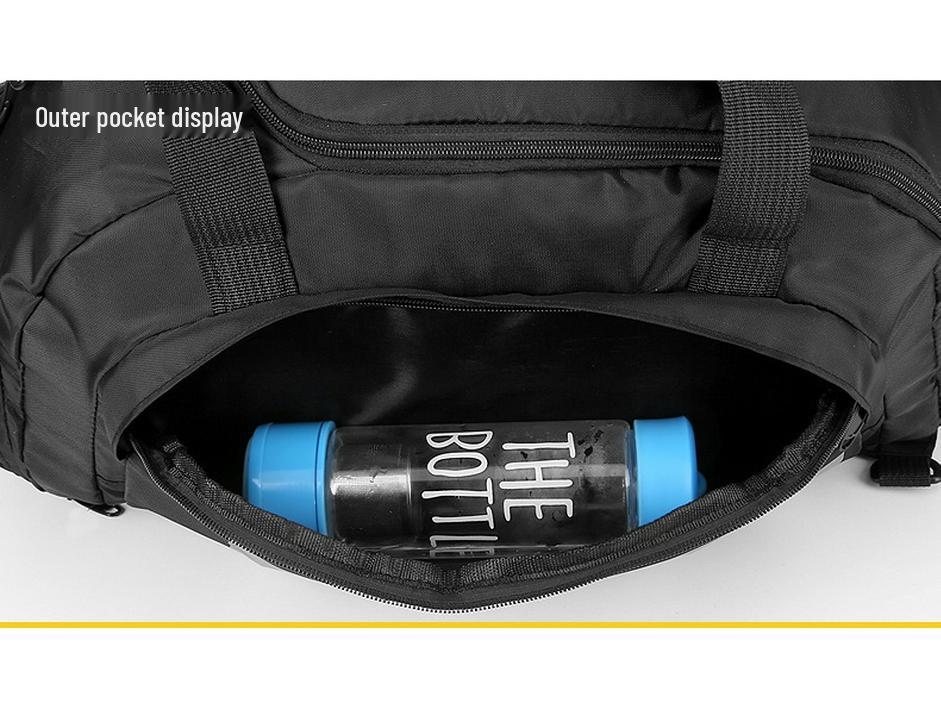T60 Sports Travel Bag - Double Shoulder, Dry/Wet Separation, Gym & Yoga Bag for Men and Women.