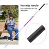 Folding Foldable Reflective Cane Crutch Portable Anti Shock   Walking Stick Blind People