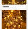 Popular Black Wire LED Starry String Lights for Camping, Picnic, Festival, and Christmas Decorations