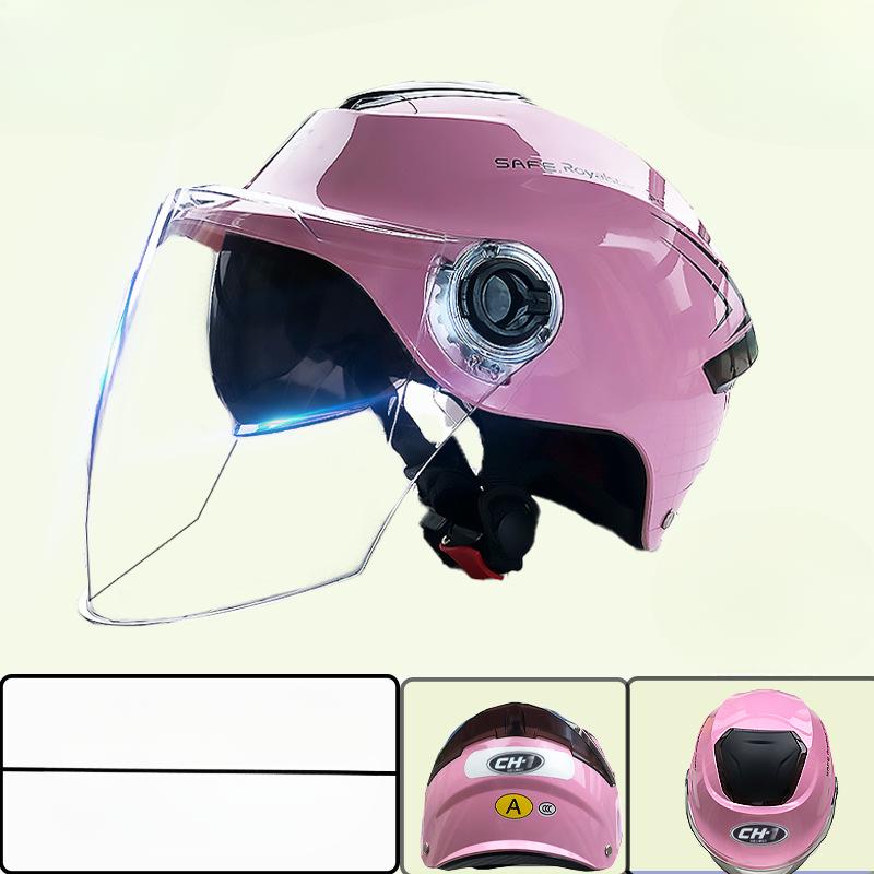 

Шлем национального стандарта летний двойной зеркальный мужской и женский электрический мотоцикл универсальный солнцезащитный капюшон See details