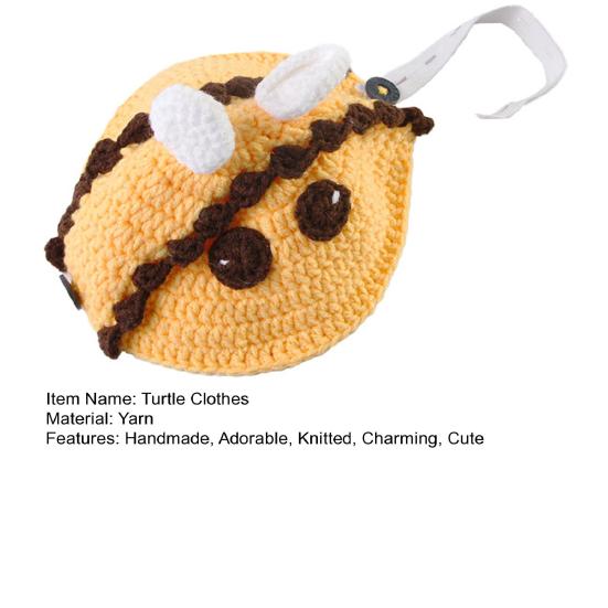 Sweater for Turtle Handmade Knitted Winter Warm Small Animals Apparel Accessory Halloween Party Cosplay Costume for Pet Tortoise Turtle