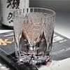 Edo Kiriko Hand-Carved Crystal Whiskey Glass