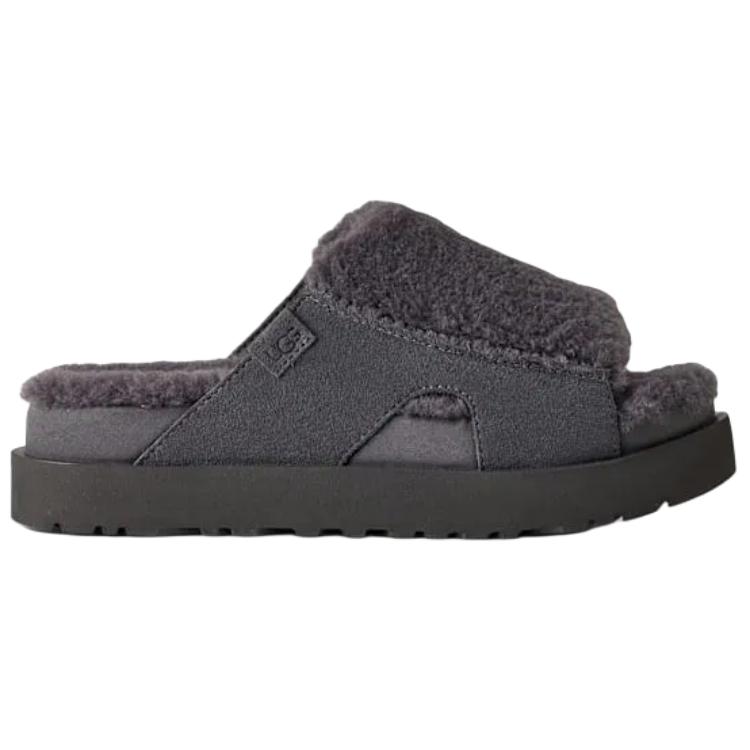 UGG Bayonna Warme und bequeme Pantoletten Damen Schuhe Grau 1174551-OBS
