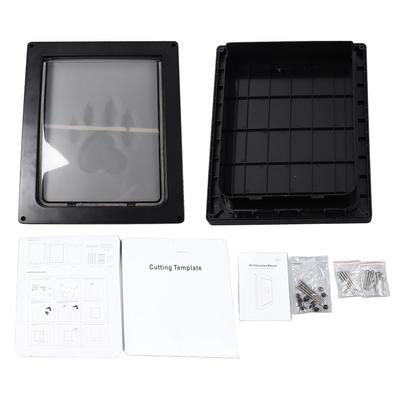 Haustür Innen Außen Haustür Wetterfest Robust Tür mit Schloss für Große Hunde Katzen