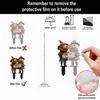 Halloween Garden Stake 2D Flat Pumpkin Man Decoration Outdoor Skeleton Decorative Stake for Lawn Yard Patio Decor