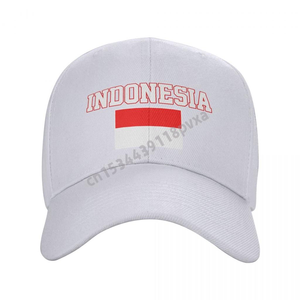 Baseball Cap Indonesia Flag Indonesian Fans Country Map Wild Sun Shade Peaked Adjustable Outdoor Caps for Unisex WoUnisex