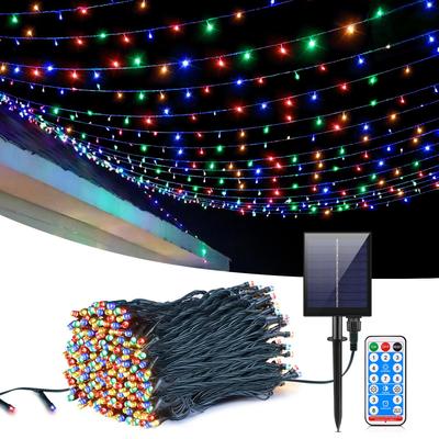 10M/100M Led String Light Albero di Natale Ghirlanda Light Street Garden Impermeabile Solar String Light Lucine Decorazione natalizia all'aperto