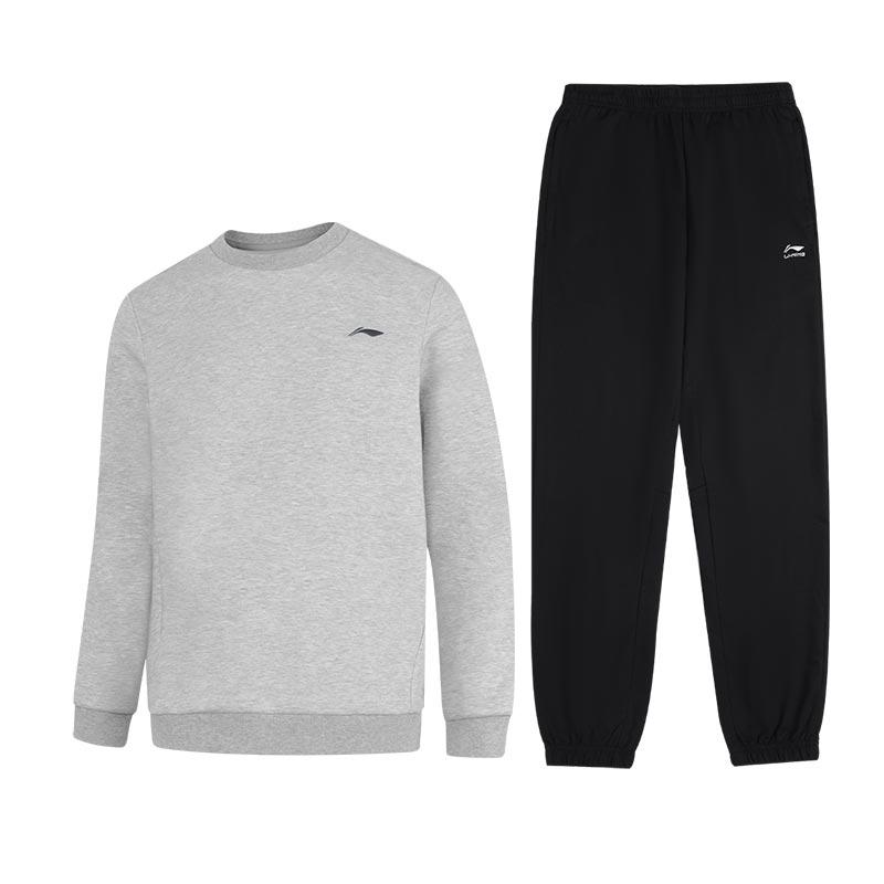 

Li-Ning Дышащий Простой Универсальный С круглым вырезом Повседневный Спортивный костюм Мужские костюмы AWDVE41-2+AKLUB05-1 S