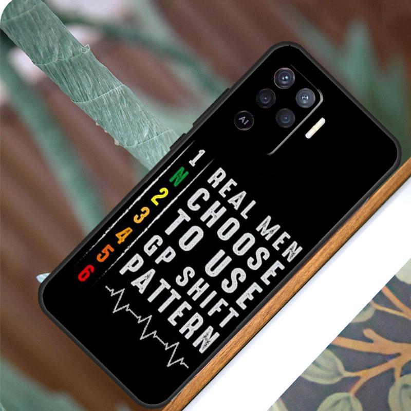 Motorcycle Gear For OPPO A57 A57S A77 A5 A9 A53 A52 A72 A96 A76 A16 A54 A74 A94 A38 A58 A78 A15 A17 Case