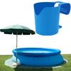 1-2PCS Pool Cup Holder No Punching Portable Beverage Holder Reusable Swimming Pool Side Storage Shelf for Above Ground Pools