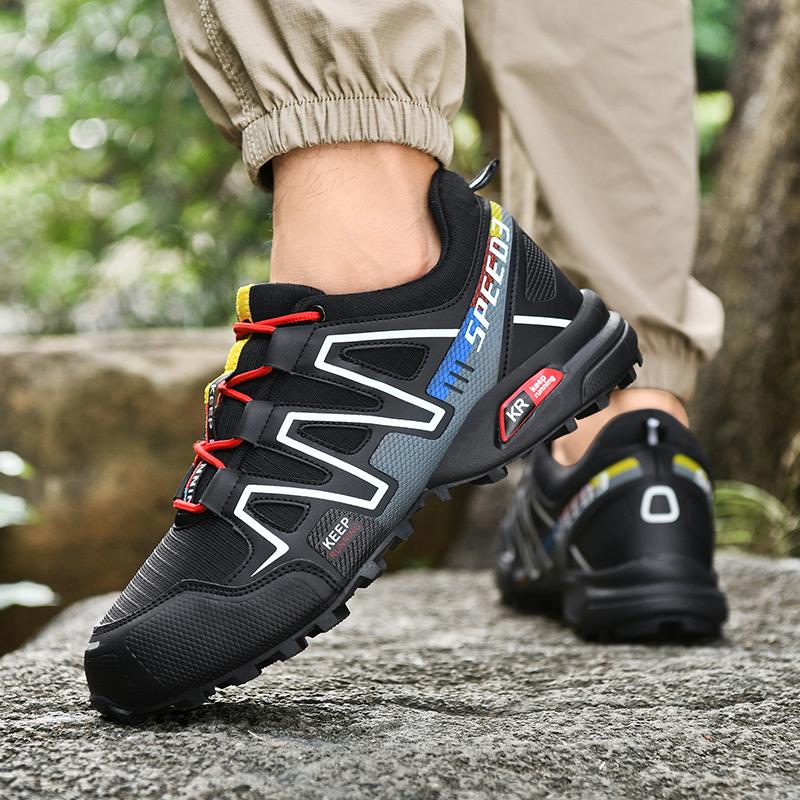 Pánská turistická obuv Outdoor Trail Běžecká obuv Síťovaná Prodyšná Turistická Tréninková obuv Velká velikost 39-47 Běžné Sportovní boty na jogging