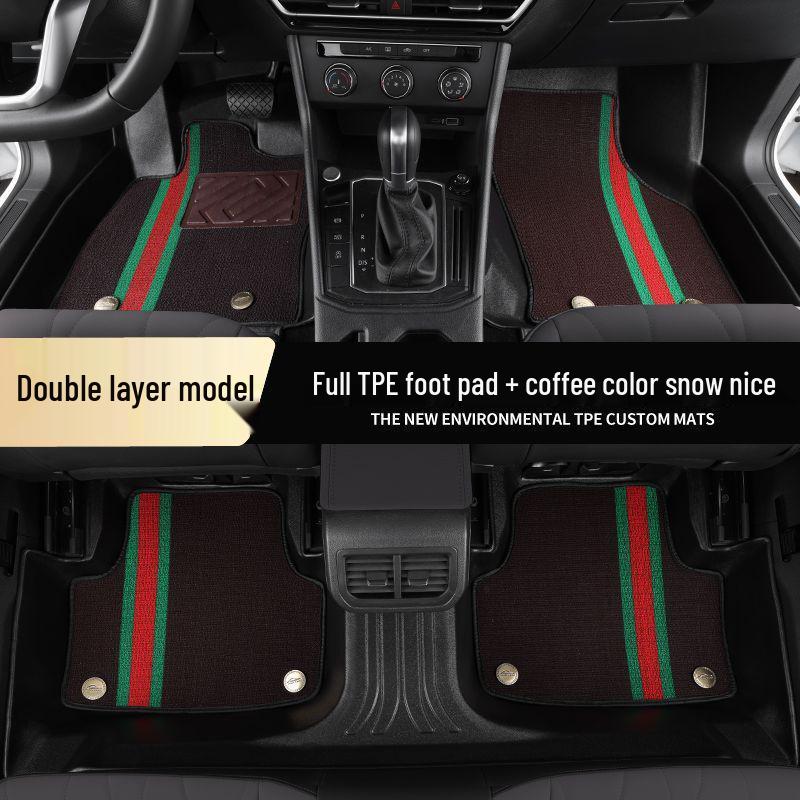 Pack Tapis de Sol et Seuil de Porte TPE Haval H6 - Style Cool Tendance Nationale (2e et 3e génération)