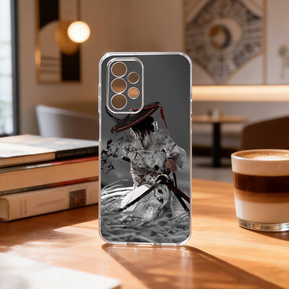 G-Ghost Of Yotei Game Phone Case For Samsung S25,S24,S21,S22,S23,S30,Ultra,S20,Plus,Fe Transparent Cover
