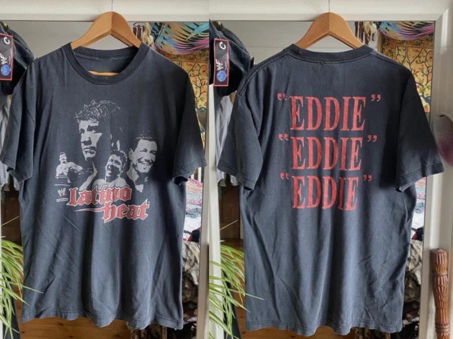 Vintage 2002 WWE Eddie Guerrero ‘Latino Heat’ Faded T Shirt - WWF - Wrestling 3XL