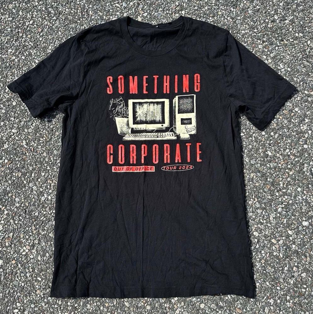SOMETHING CORPORATE 2024 Out Of Office Tour Tee Unisex T-Shirt XXXL